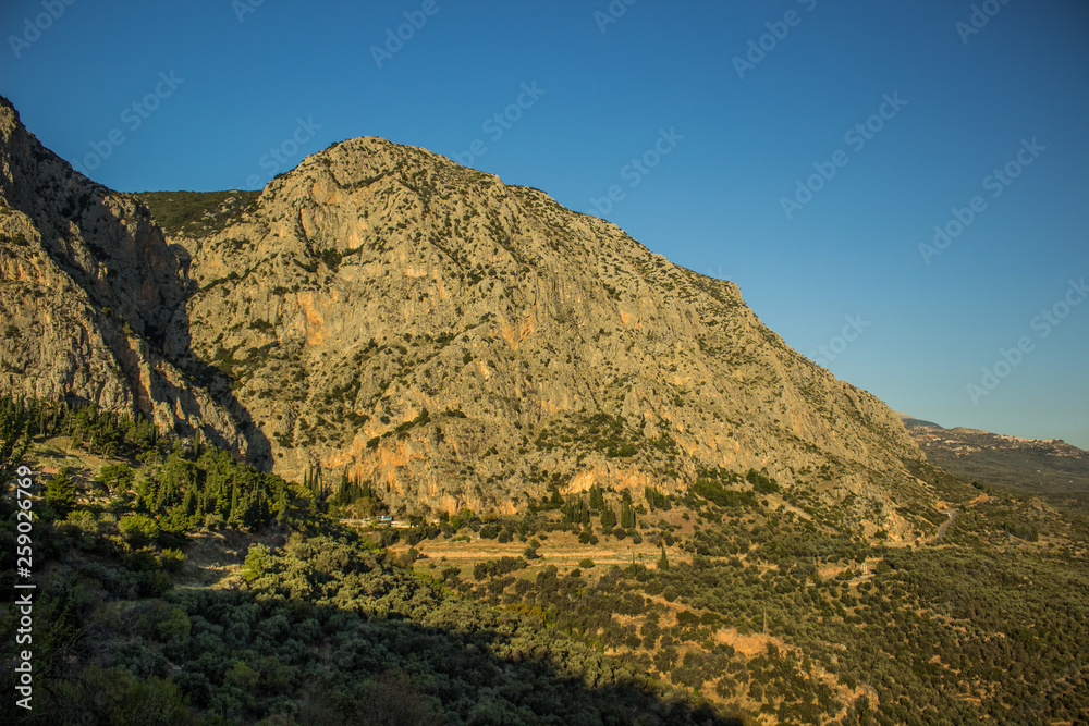 mountain forest wilderness American scenery landscape in USA