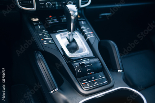 Modern expensive suv car interior  © Moose