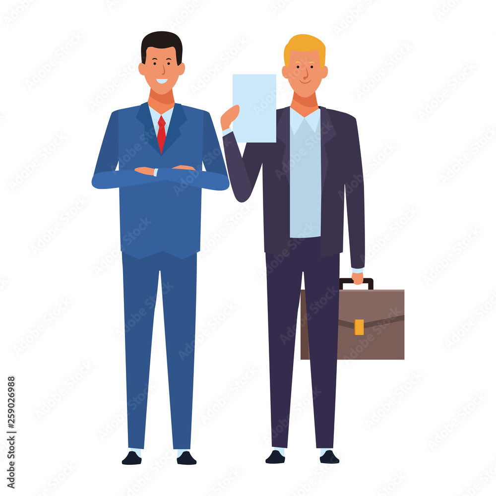 businessmen avatar cartoon character businessmen avatar cartoon character