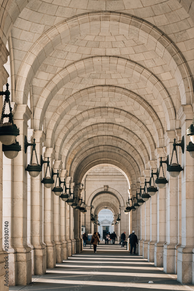 Exterior arches of Union Station, in Washington, DC Exterior arches of Union Station, in Washington, DC