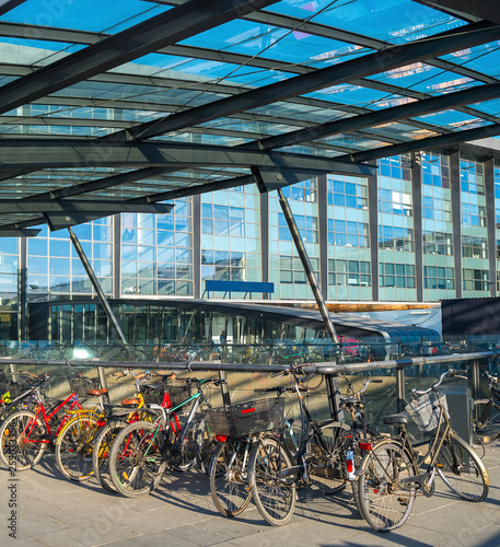 Bicycles parking Kastrup ai...