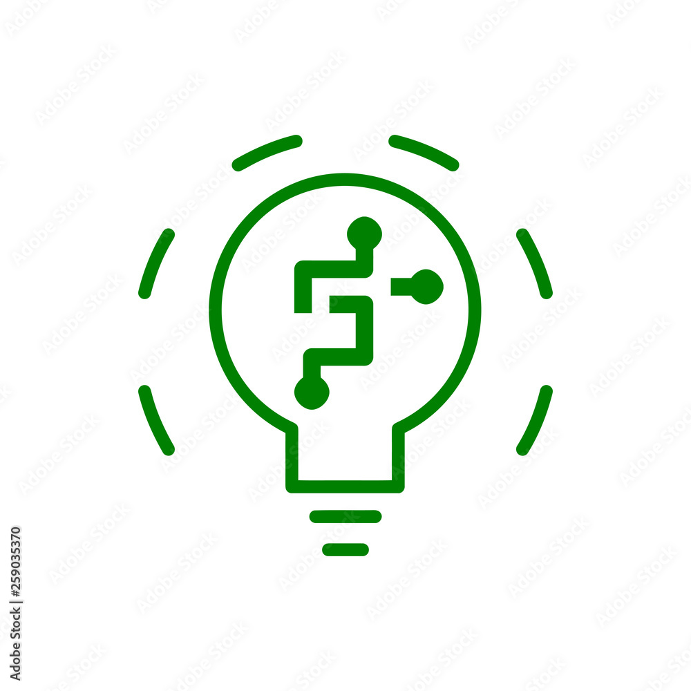 idea, bulb, light, energy bulb, head, thinking, creative business idea green color icon idea, bulb, light, energy bulb, head, thinking, creative business idea green color icon