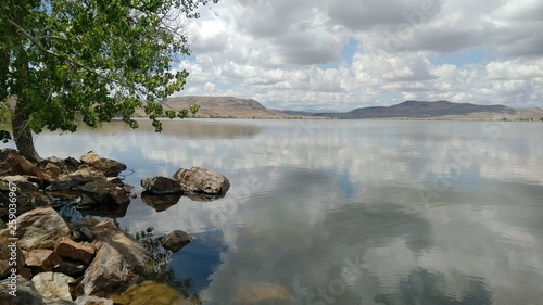 Cloud Reflections on Lake