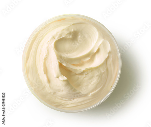 yellow cosmetic cream