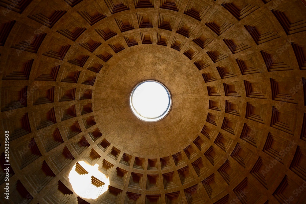 Inside view of the Pantheon view 