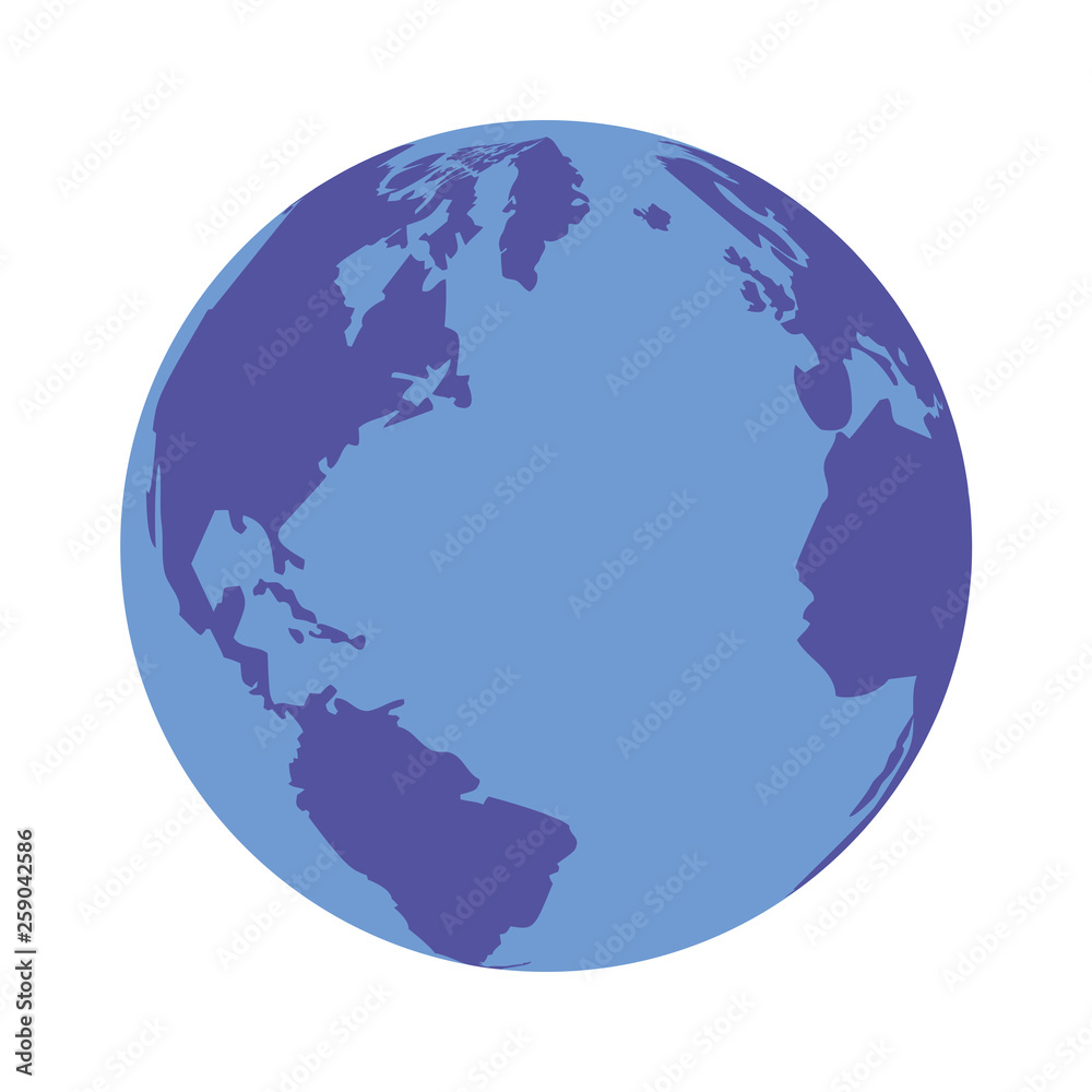 globe icon isolated