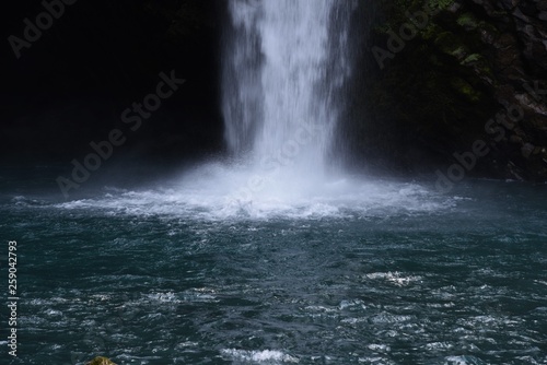 The famous waterfall of Japan. "Joren-fall" Izu city,Shizuoka prefecture.