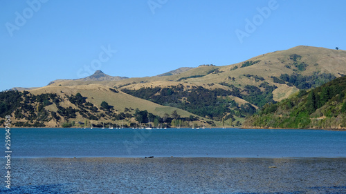 Barry's Bay near Akaroa, Banks Peninsula, New Zealand