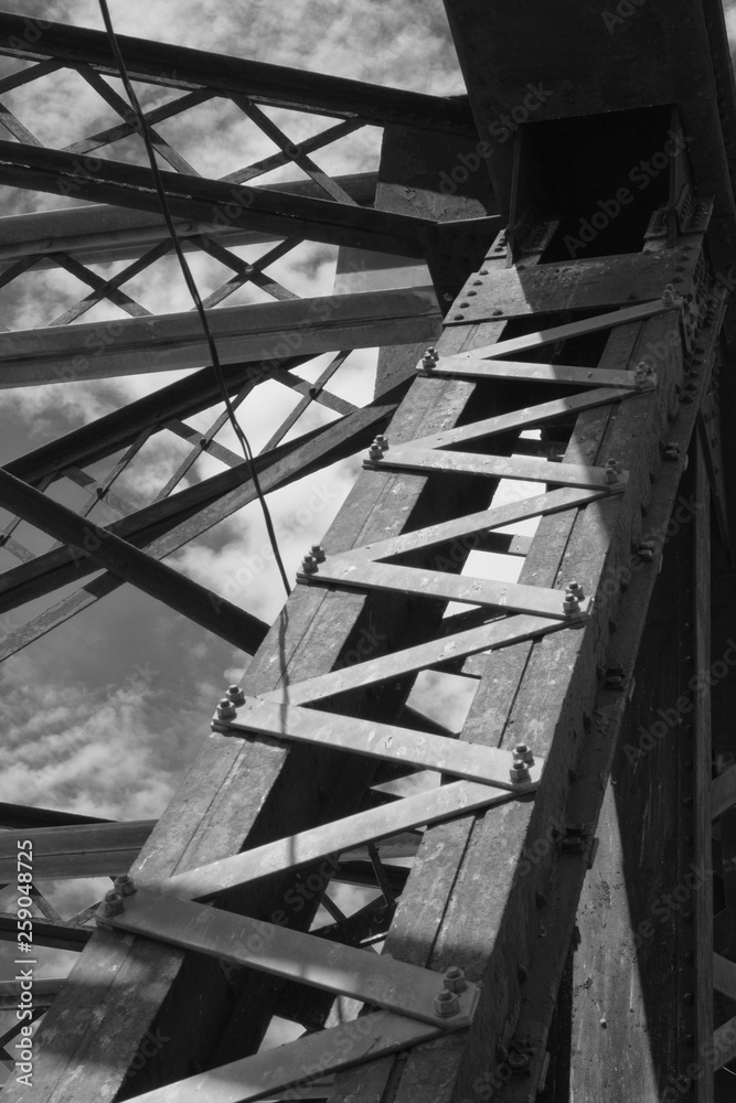Trusswork on a Bridge Trusswork on a Bridge