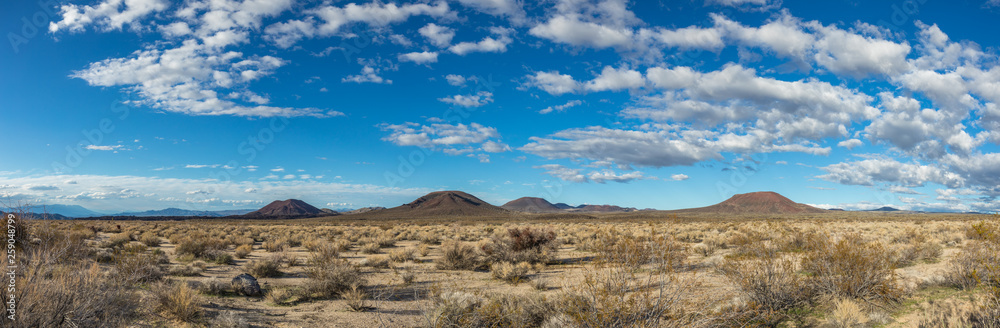 Extinct volcanoes in Mojave desert preserve