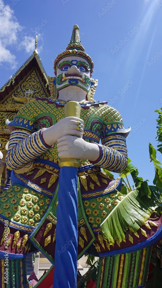 Fototapeta premium plai laem temple complex on koh samui