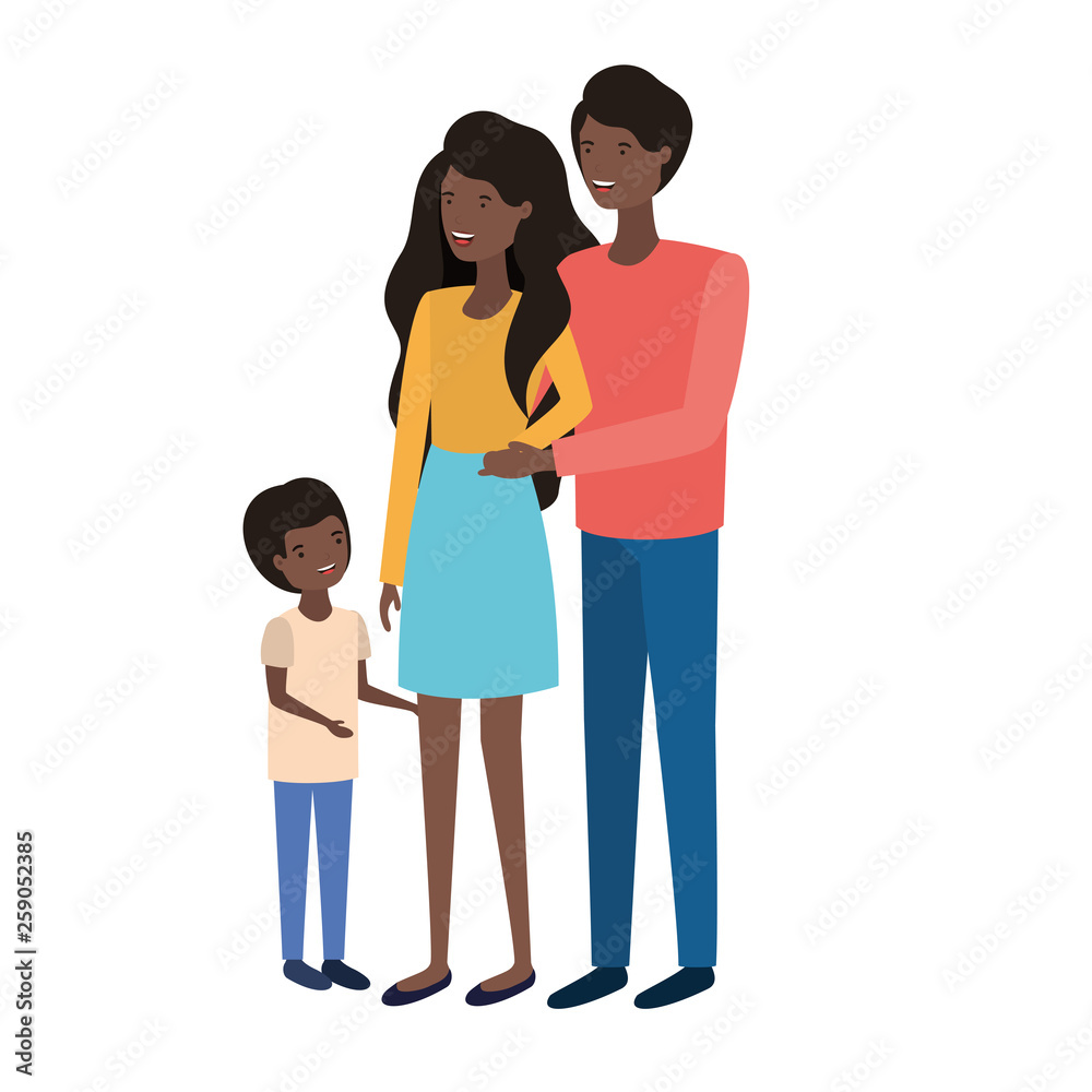 parents couple with son avatar parents couple with son avatar