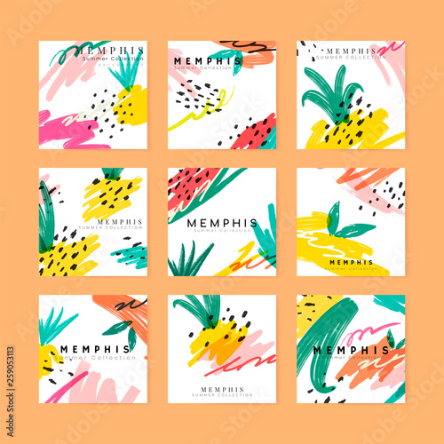 Memphis summer background collection