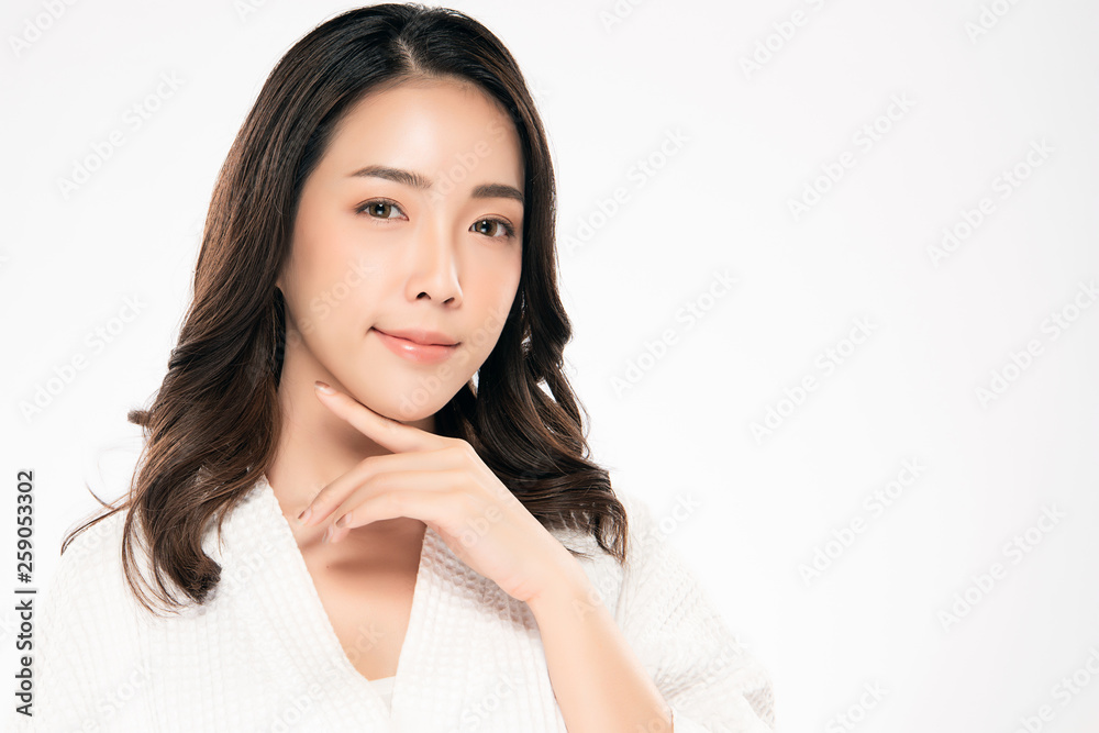 Beautiful Young asian Woman with Clean Fresh Skin Beautiful Young asian Woman with Clean Fresh Skin