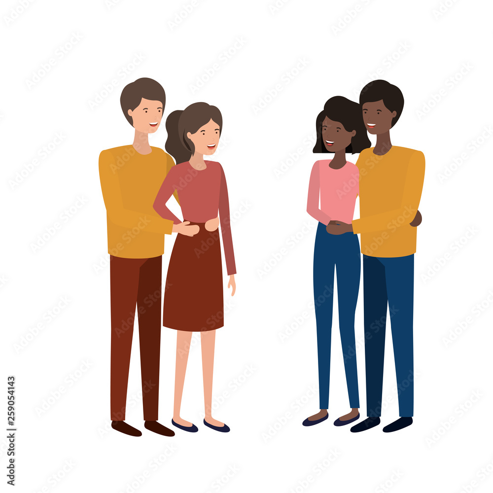 custom made wallpaper toronto digitalgroup of people avatar character
