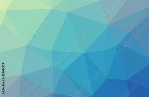 Abstract Blue polygon geometric background. Low Poly Style, Business Design Templates. Vector and illustration.