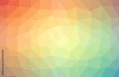Colorful light polygonal illustration  which consist of triangles. Triangular design for your business. Creative geometric background in Origami style with gradient