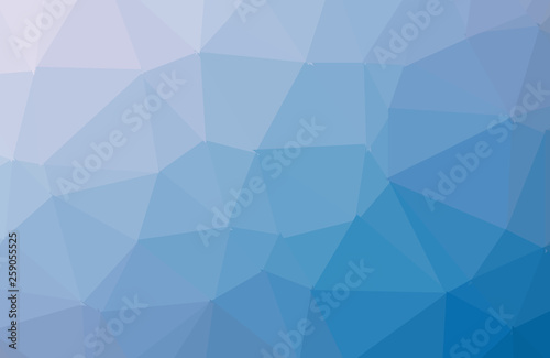 Dark blue geometric rumpled triangular low poly origami style gradient illustration graphic background. Vector polygonal design for your business. - Vector