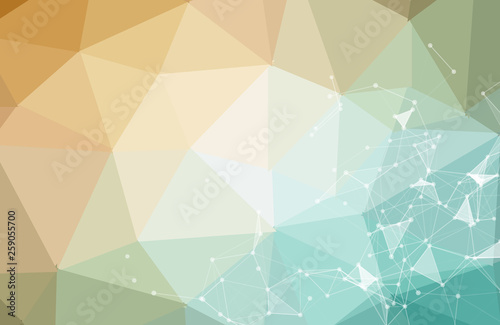 Abstract technology science background concept beautiful colorful connection digital geometric lines and dot communication connect on hi tech future design background,vector illustration - Vector