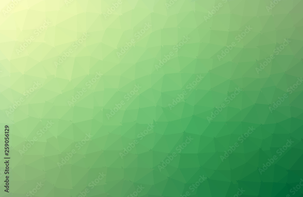 Green Polygonal Mosaic Background, Creative Design Templates