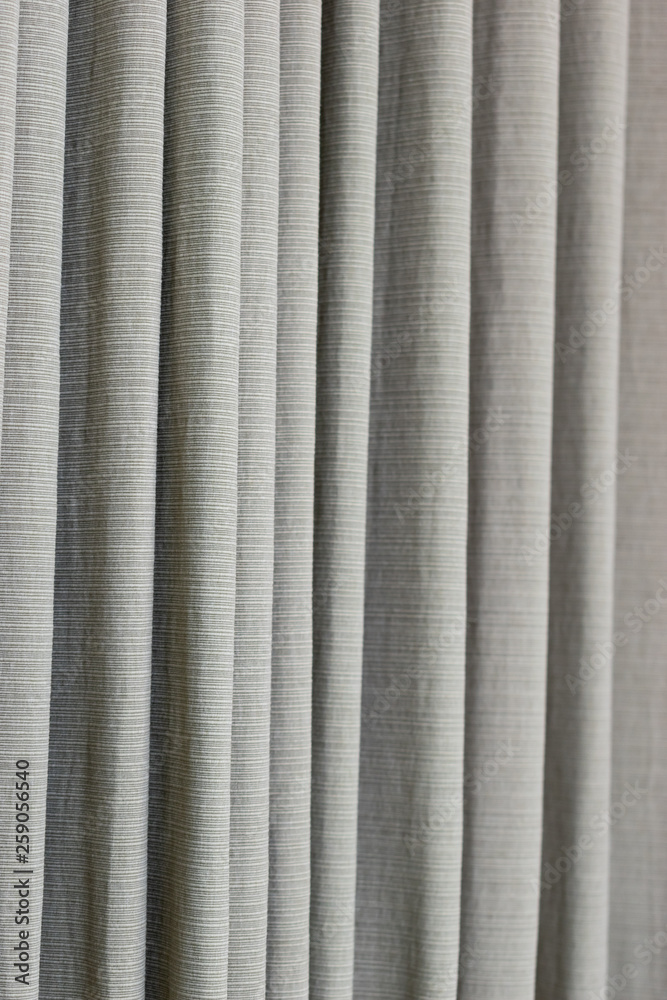 Obraz premium interior curtain hanging on window