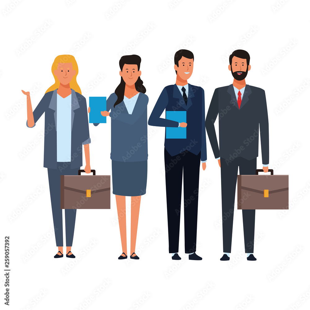 business people avatar cartoon characters business people avatar cartoon characters