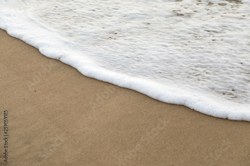 waves on the beach