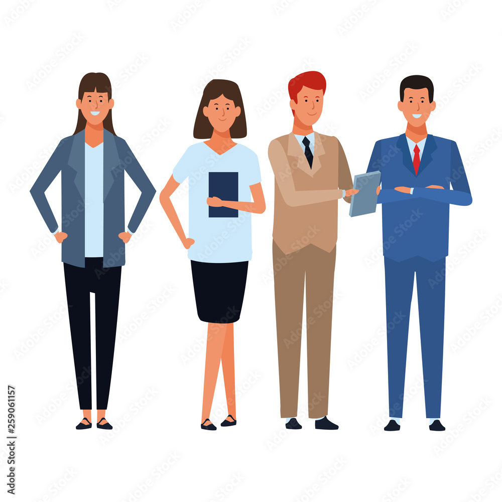 business people avatar cartoon characters business people avatar cartoon characters