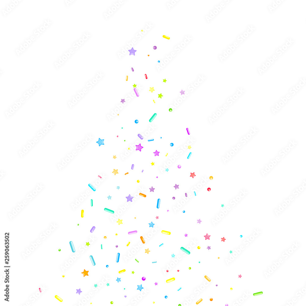 Naklejka premium sprinkles cupcakes vector fall