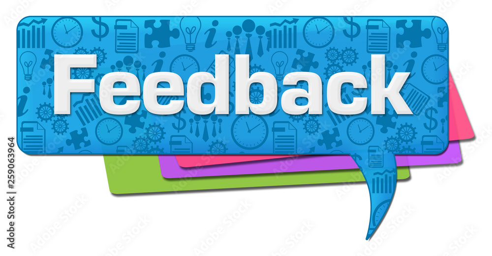 Feedback Business Symbols Blue Colorful Comment Symbol Feedback Business Symbols Blue Colorful Comment Symbol