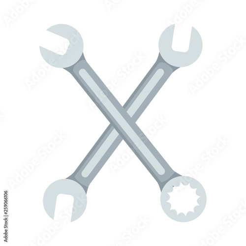 wrench keys tools crossed