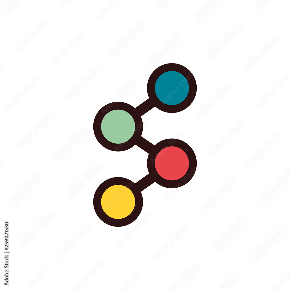 Atom logo design vector template Atom logo design vector template