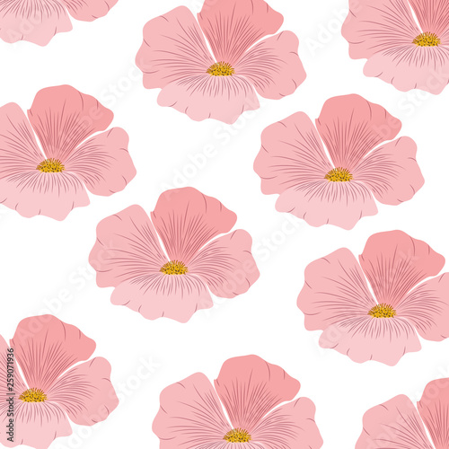 pattern of flowers isolated icon