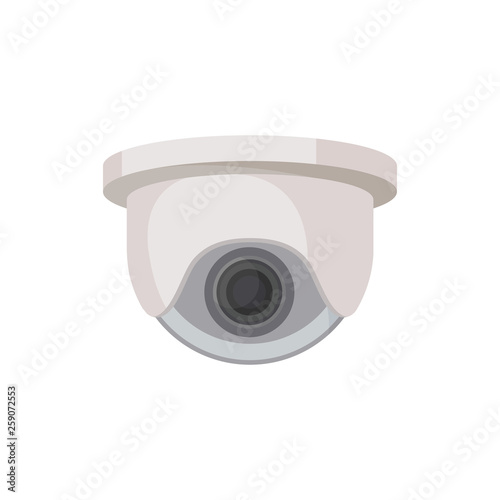 Digital technology and security system. Surveillance equipment.