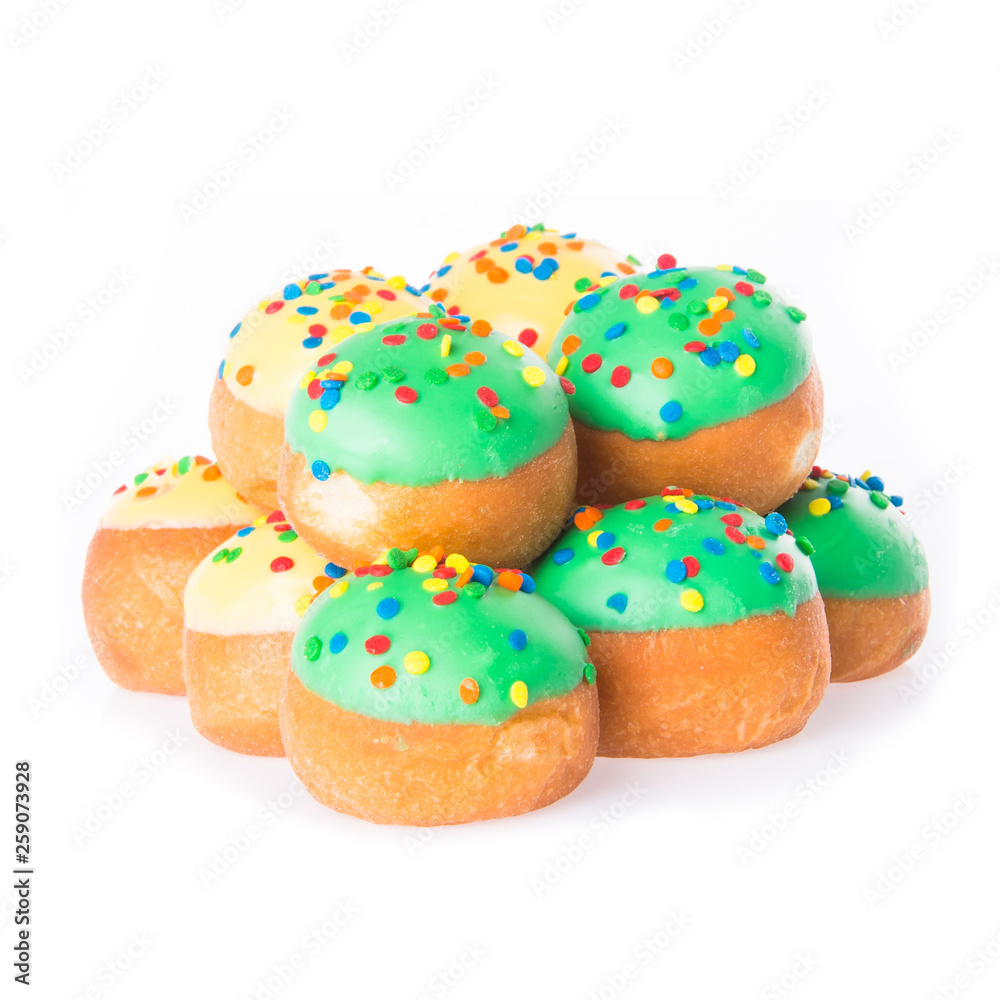 donut or donut with concept on a background. donut or donut with concept on a background.