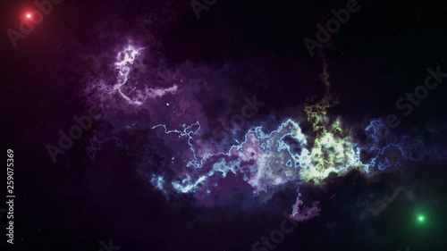 abstract space background with nebulae and stars