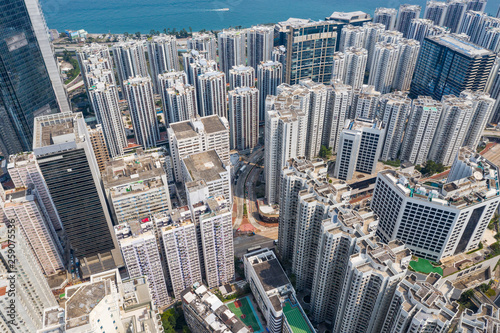 Hong Kong city from top