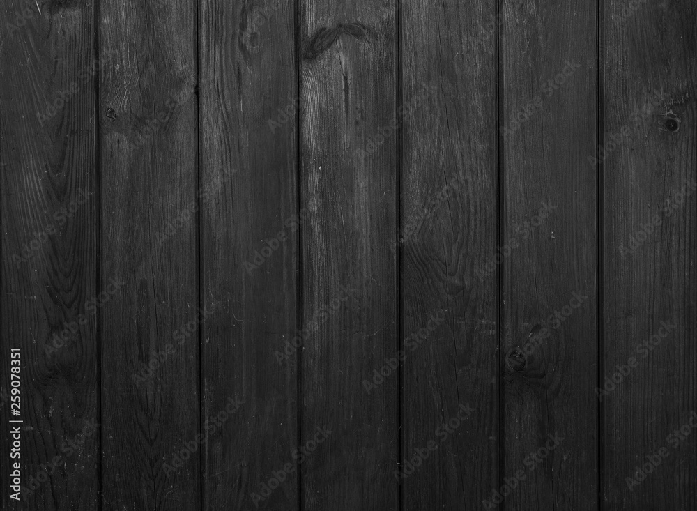 Old dark wooden wall, detailed background photo texture. - obrazy, fototapety, plakaty 