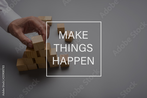 Slika na platnu Make things happen