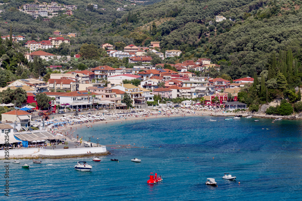 Fototapeta premium Parga city view (region of Epirus, Greece)