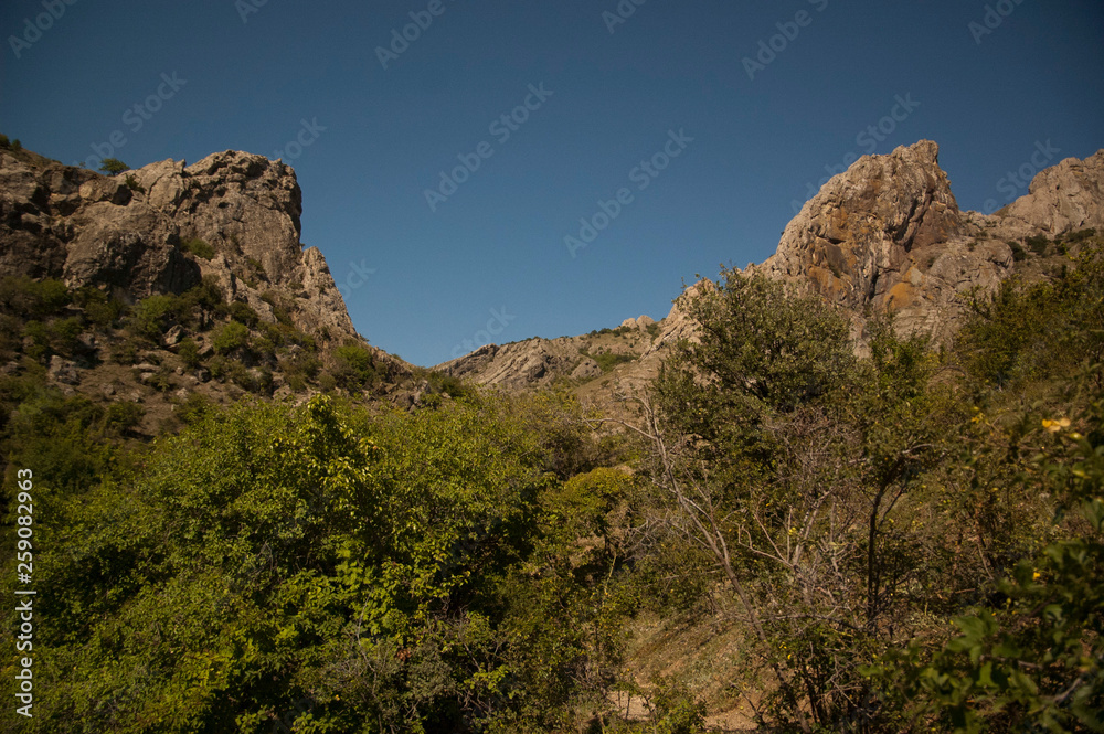 landscape in mountains