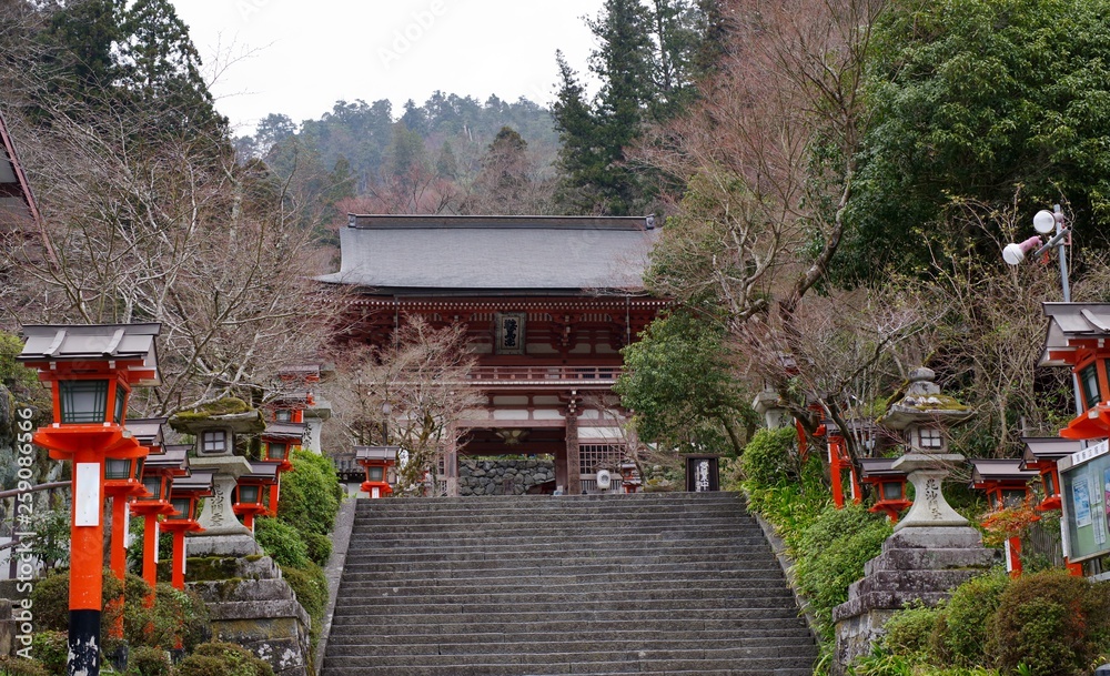 日本の京都の鞍馬寺 日本の京都の鞍馬寺