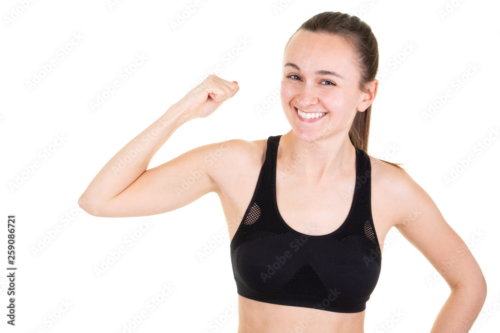 attractive fitness woman trained female body in lifestyle portrait attractive fitness woman trained female body in lifestyle portrait