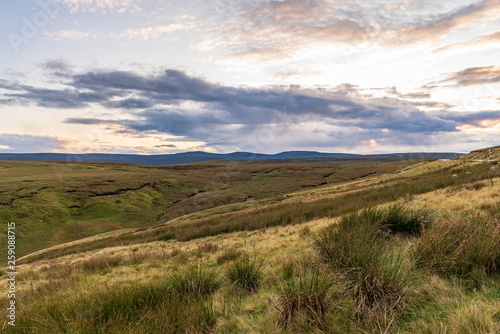 North Pennines landscape between Garrigill and Harwood in County Durham  England  UK