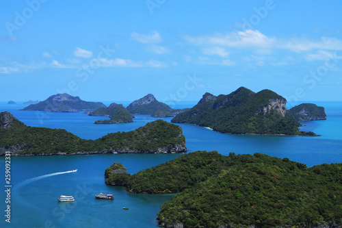 Wallpaper Mural Beautiful viewpoint of Ang Thong Islands in Thailand. Torontodigital.ca