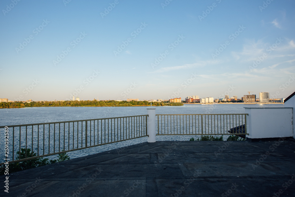 view of the bridge and river view of the bridge and river