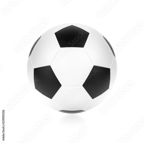 Soccer ball. 3d rendering illustration isolated