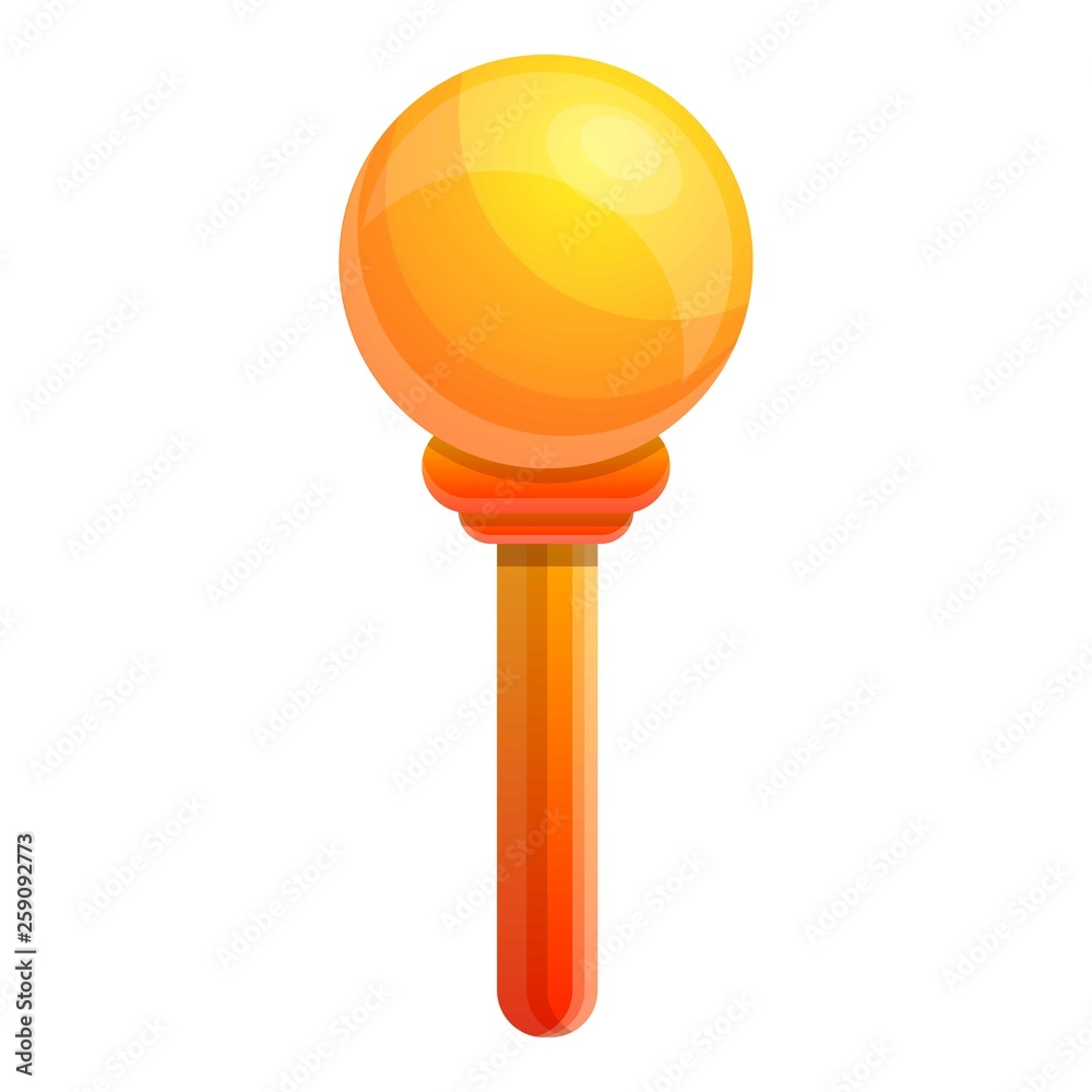 Baby loud toy icon. Cartoon of baby loud toy vector icon for web design isolated on white background Baby loud toy icon. Cartoon of baby loud toy vector icon for web design isolated on white background