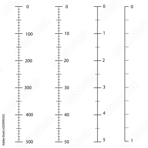 Rulers vector. Measuring tool. Centimeters and inches measuring scale cm metrics indicator. Scale for a ruler in inches and centimeters. Measuring scales. © Hanna_zasimova