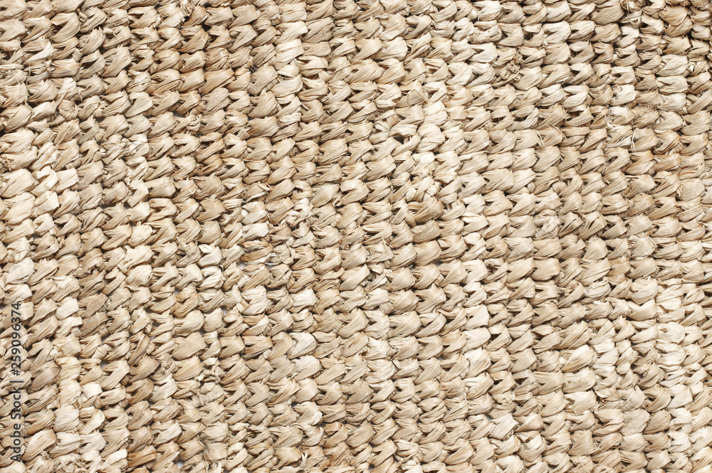 Woven natural straw texture Woven natural straw texture